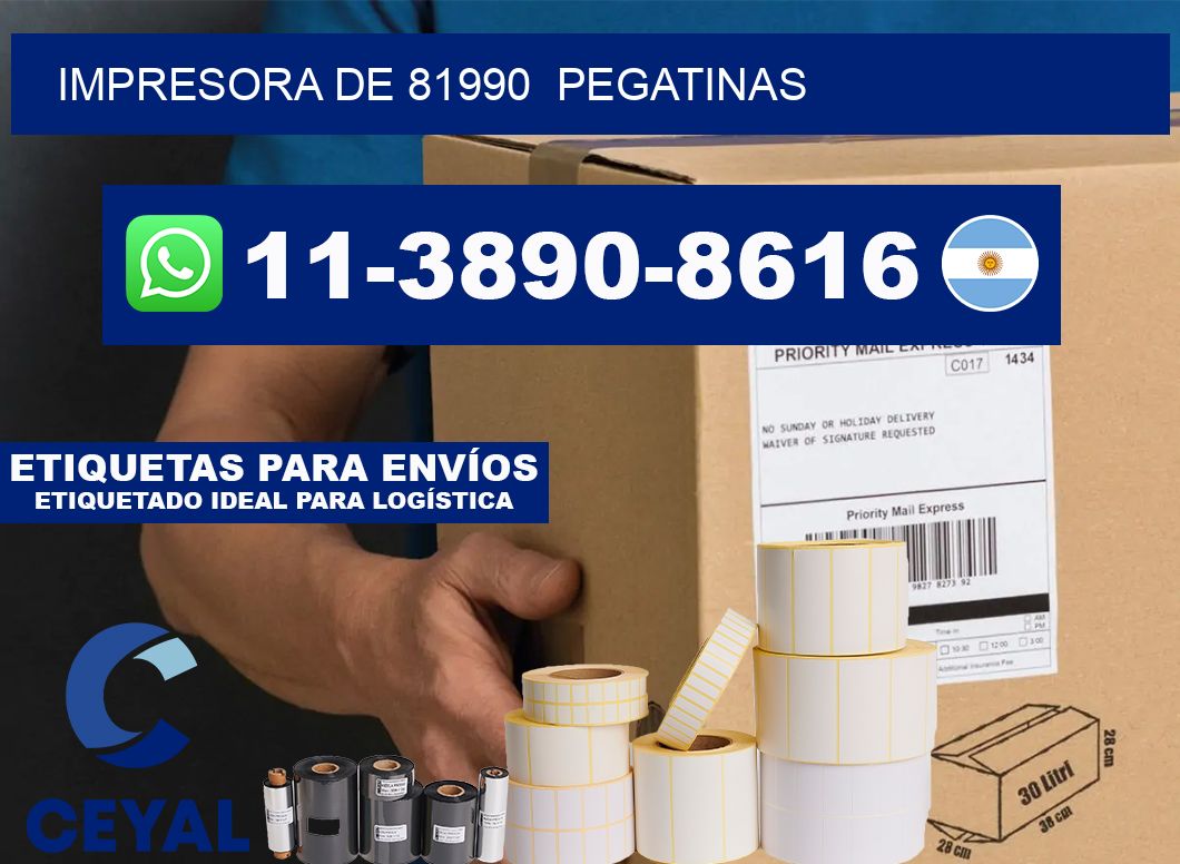 impresora de 81990 pegatinas