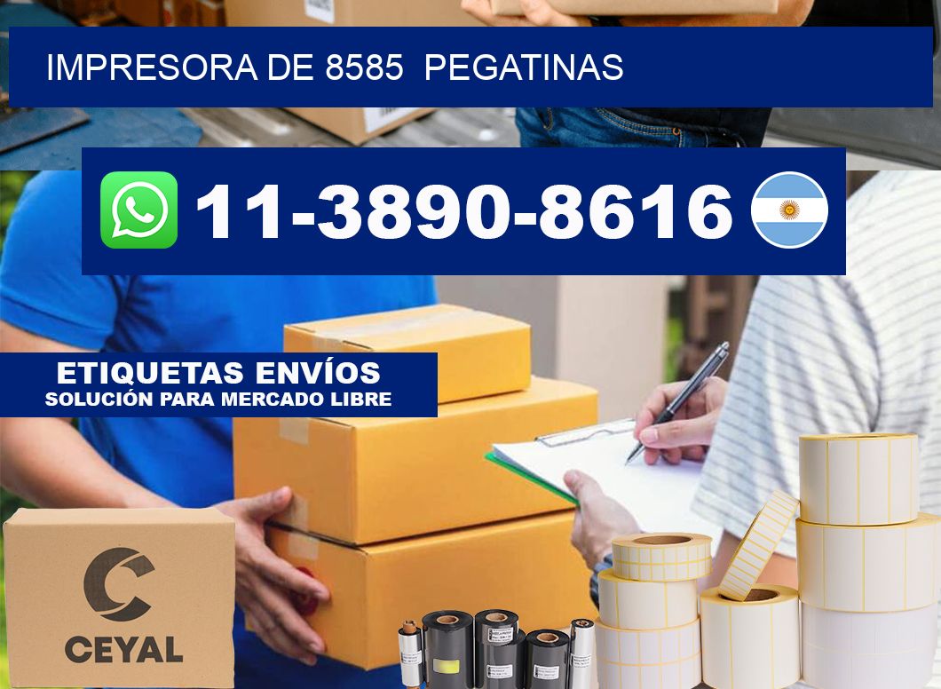 impresora de 8585 pegatinas