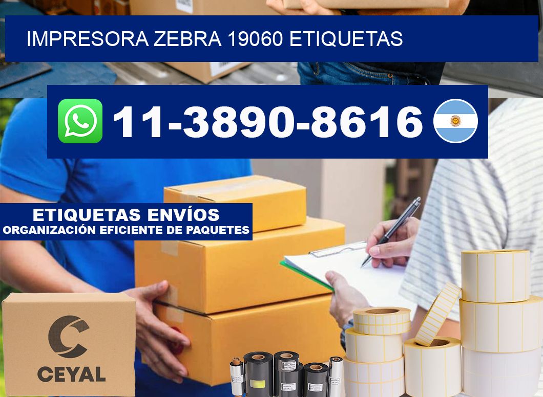 impresora zebra 19060 etiquetas