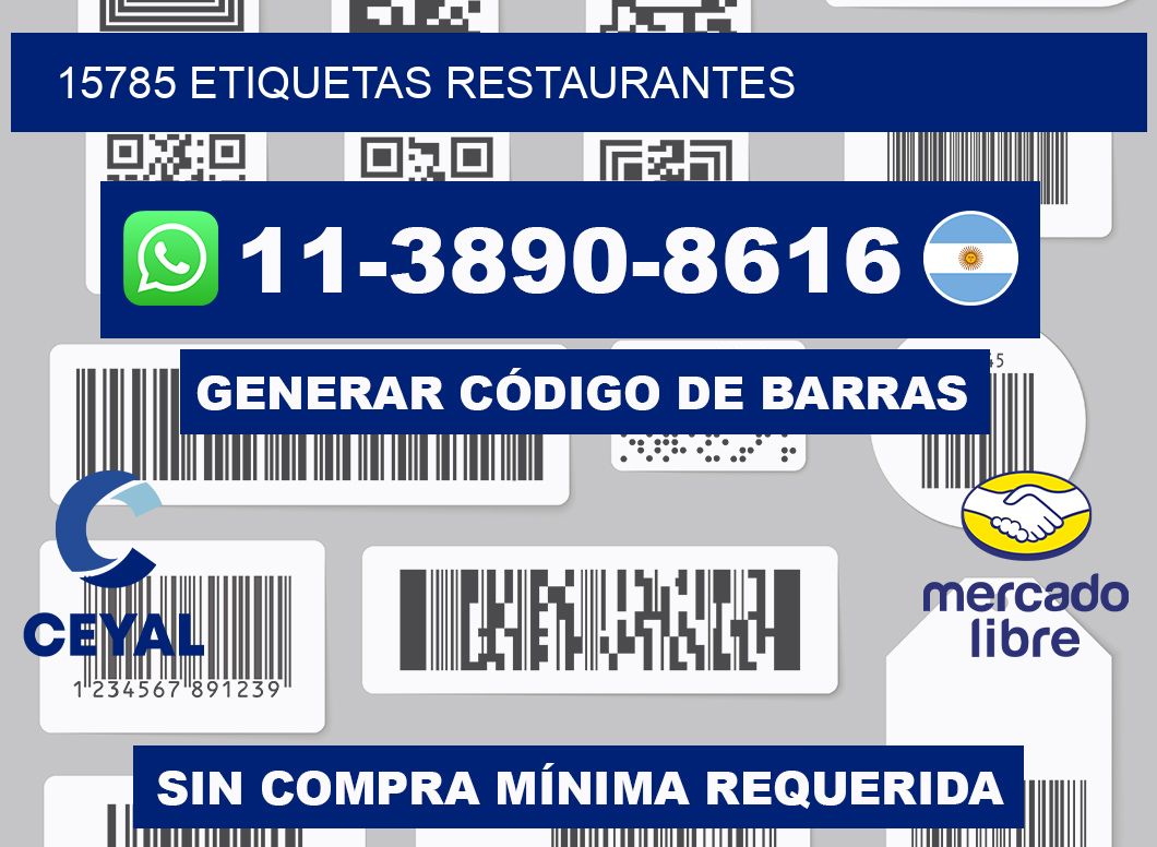 15785 etiquetas restaurantes