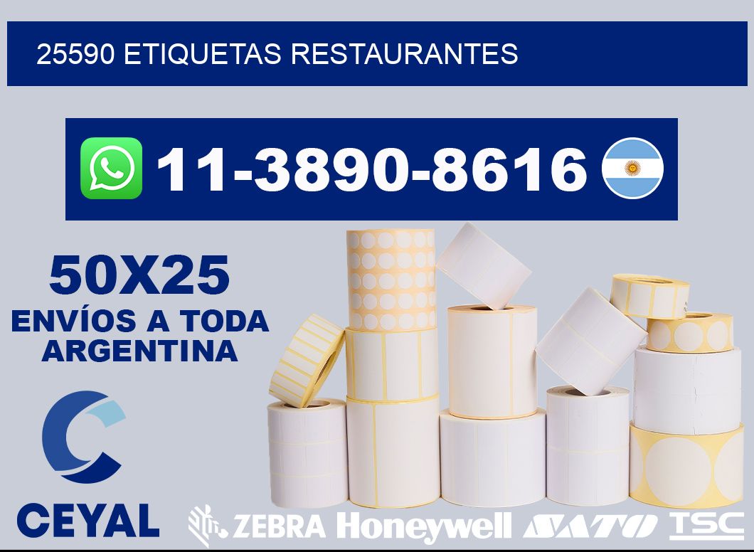 25590 etiquetas restaurantes