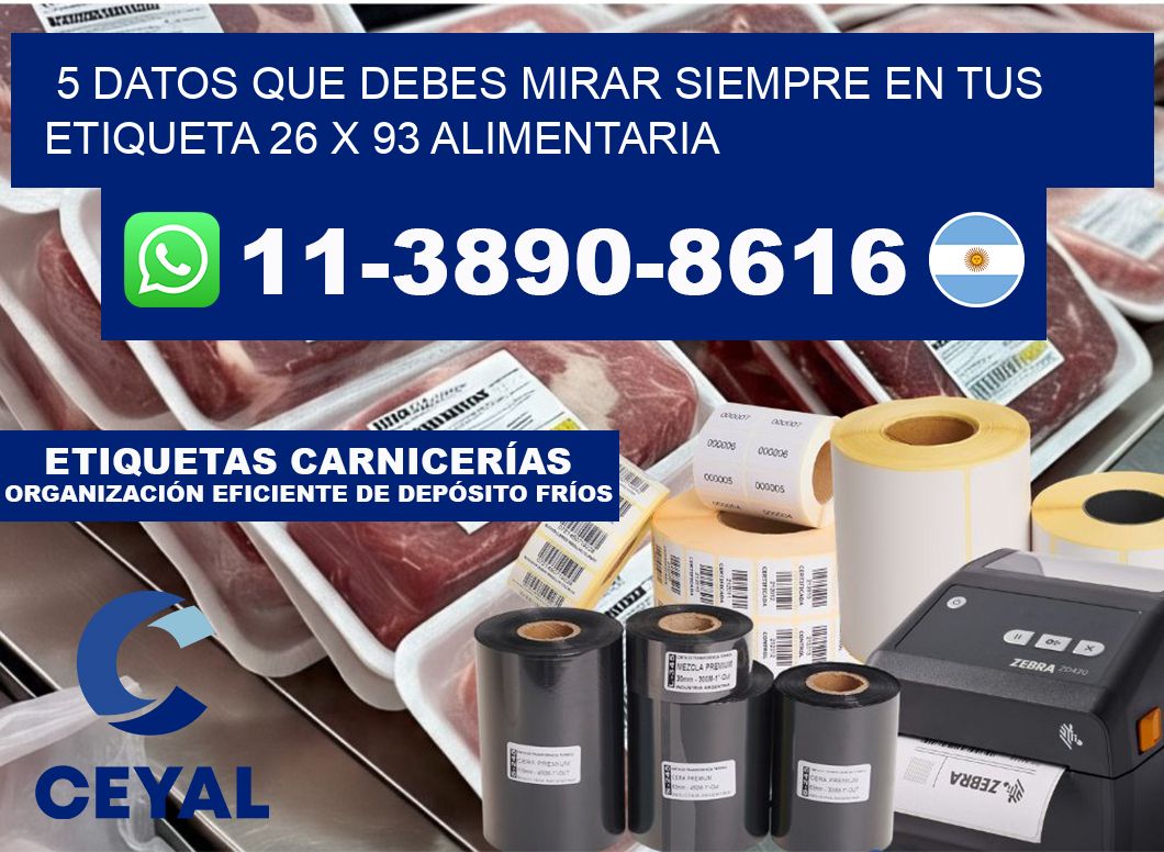 5 datos que debes mirar siempre en tus etiqueta 26 x 93 alimentaria