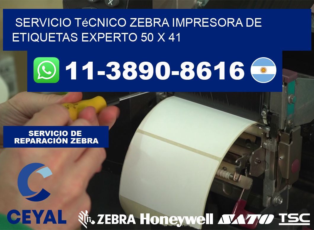 Servicio Técnico Zebra Impresora de Etiquetas Experto 50 x 41