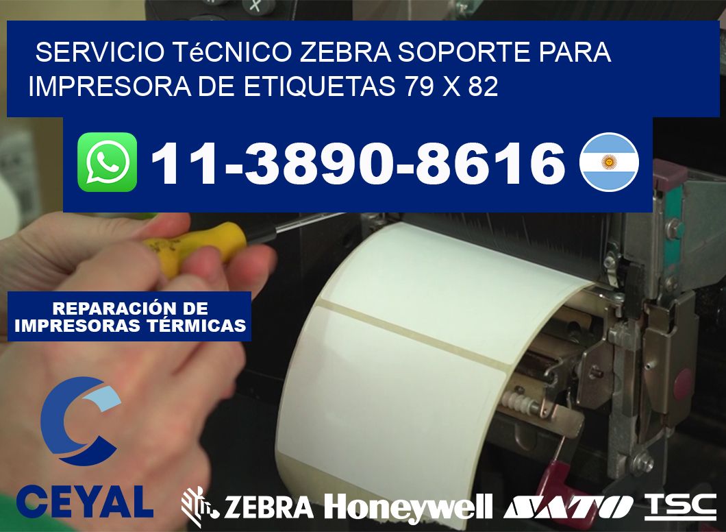 Servicio Técnico Zebra Soporte para Impresora de Etiquetas 79 x 82