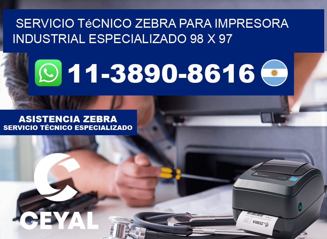 Servicio Técnico Zebra para Impresora Industrial Especializado 98 x 97