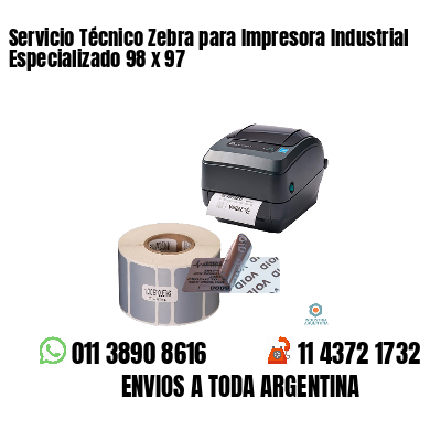 Servicio Técnico Zebra para Impresora Industrial Especializado 98 x 97