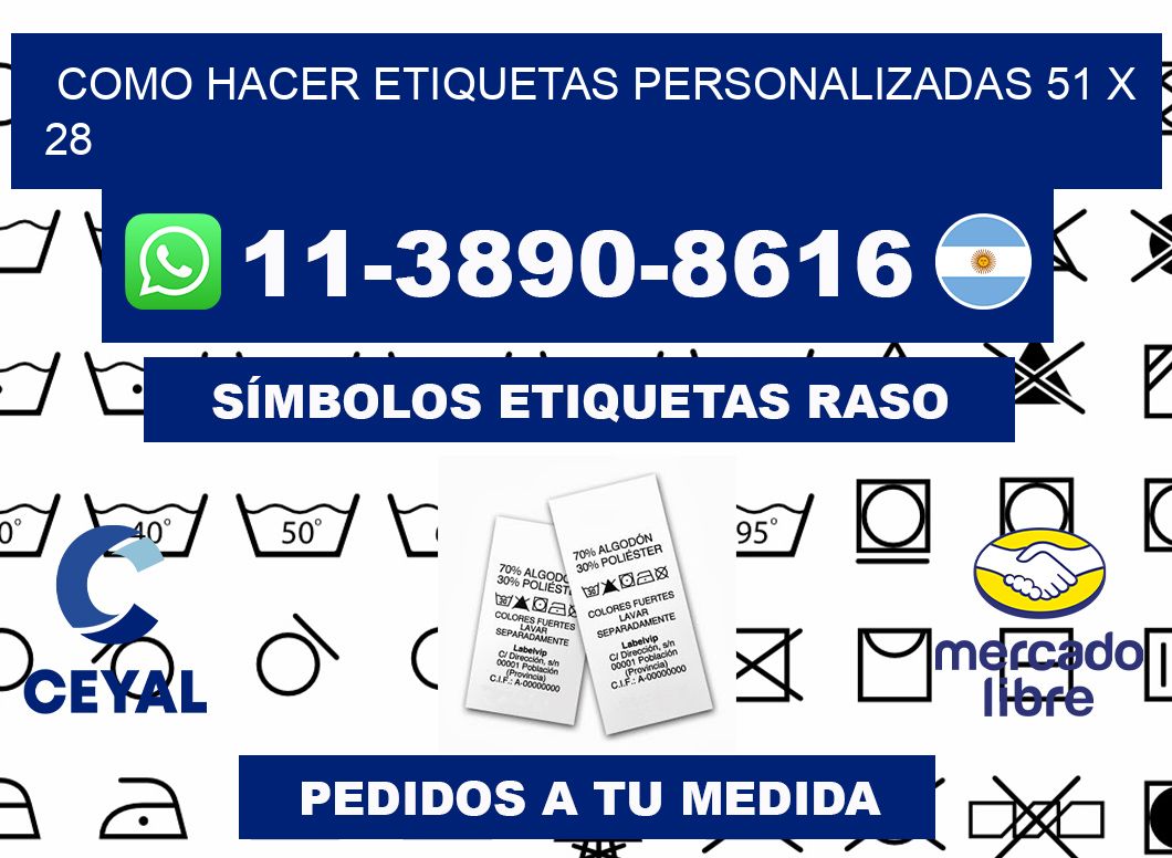 como hacer etiquetas personalizadas 51 x 28