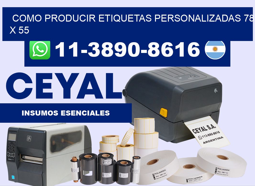 como producir etiquetas personalizadas 78 x 55