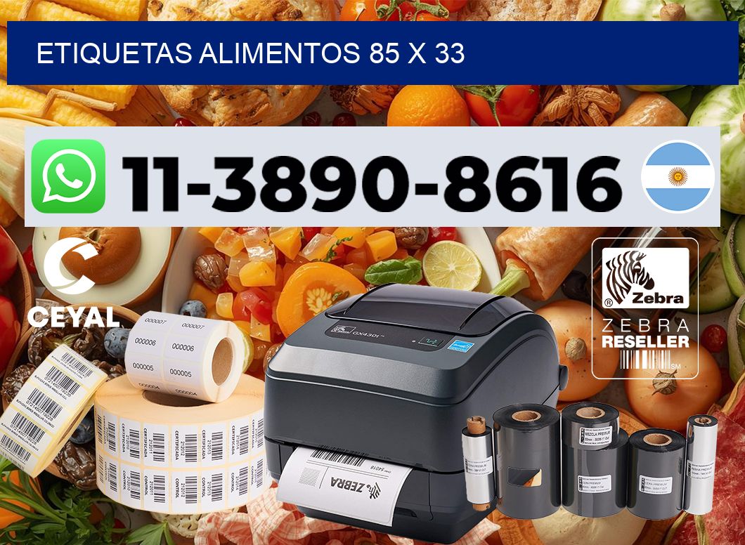 etiquetas alimentos 85 x 33