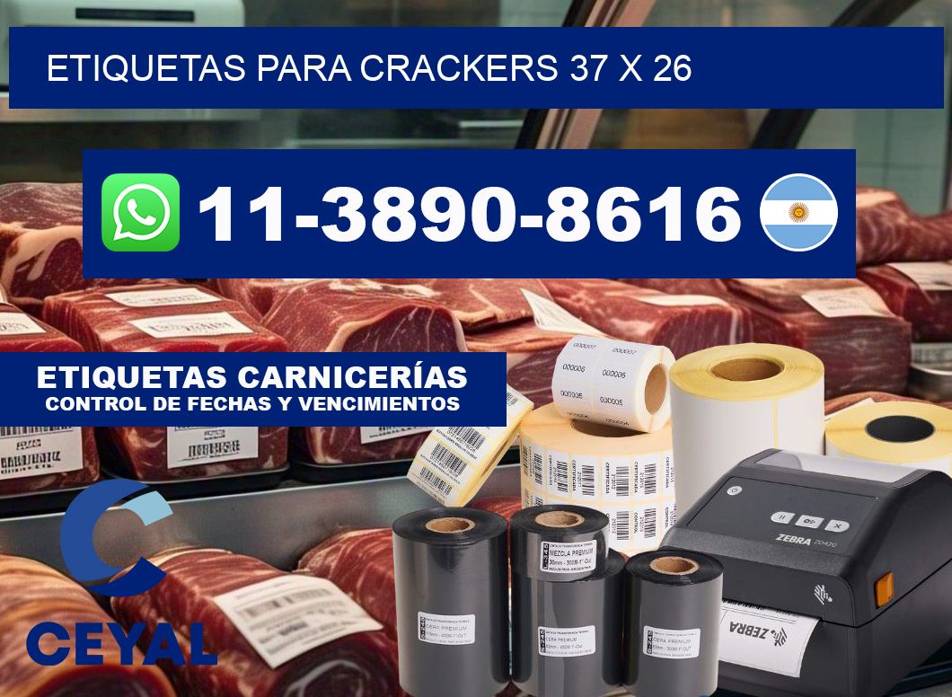 etiquetas para Crackers 37 x 26