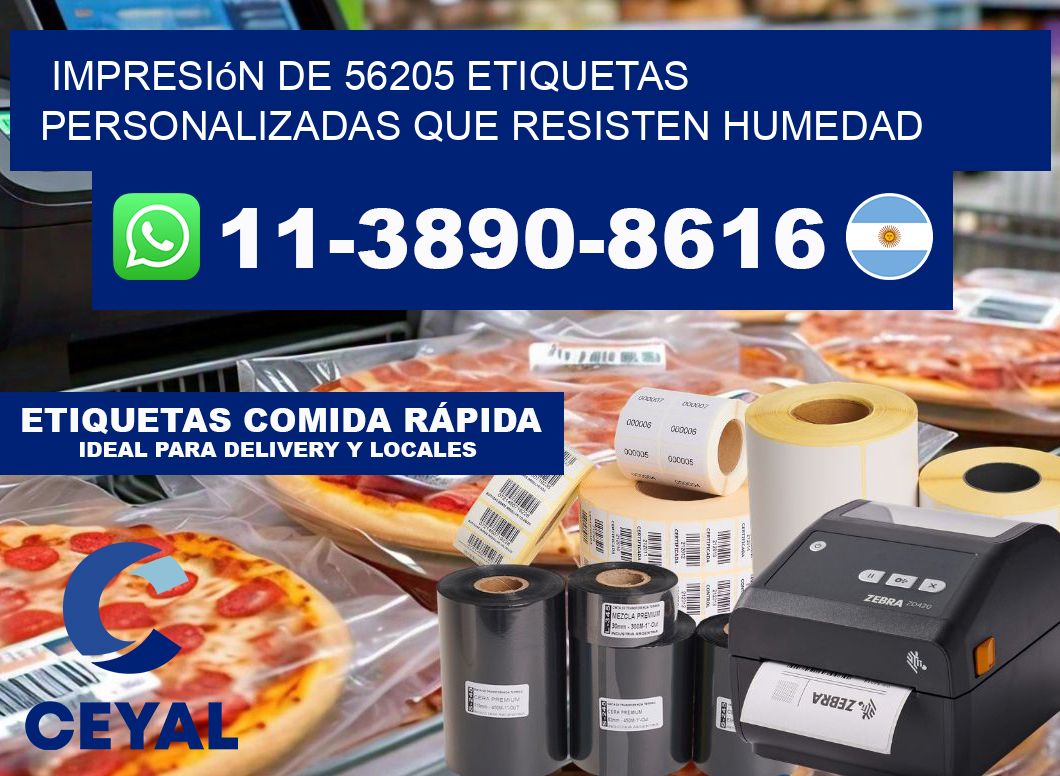 impresión de 56205 etiquetas personalizadas que resisten humedad