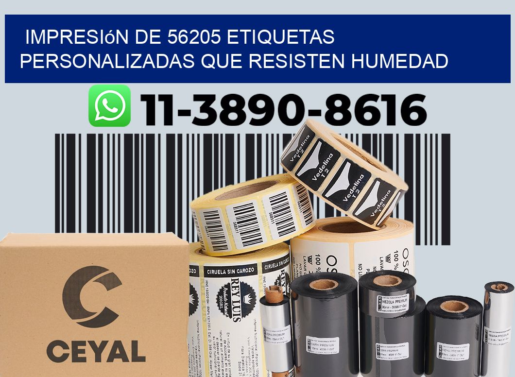 impresión de 56205 etiquetas personalizadas que resisten humedad