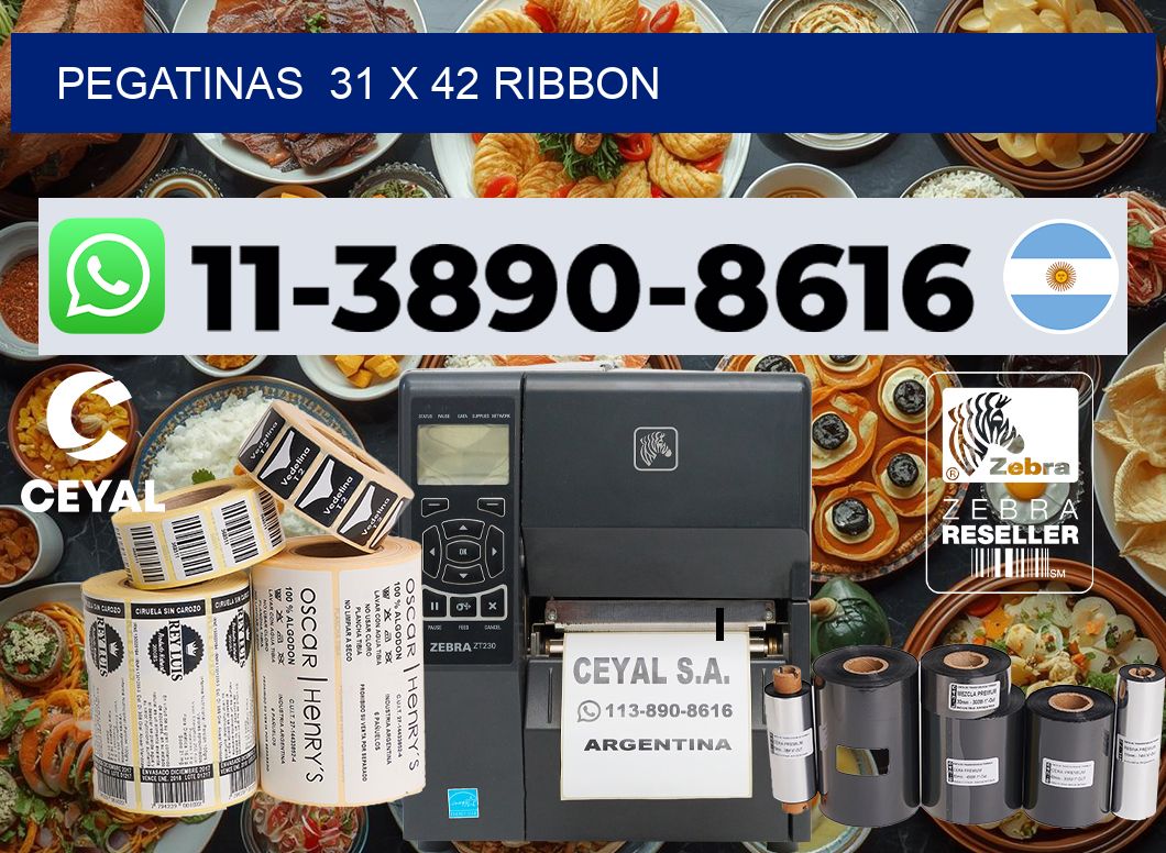 pegatinas 31 x 42 ribbon