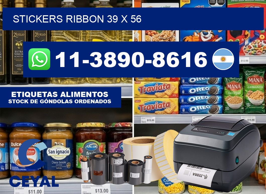 stickers ribbon 39 x 56