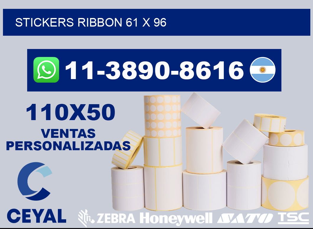 stickers ribbon 61 x 96