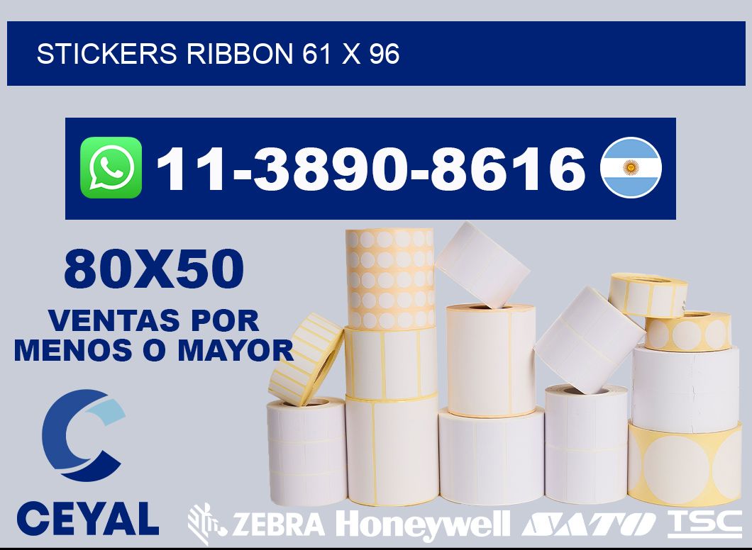 stickers ribbon 61 x 96