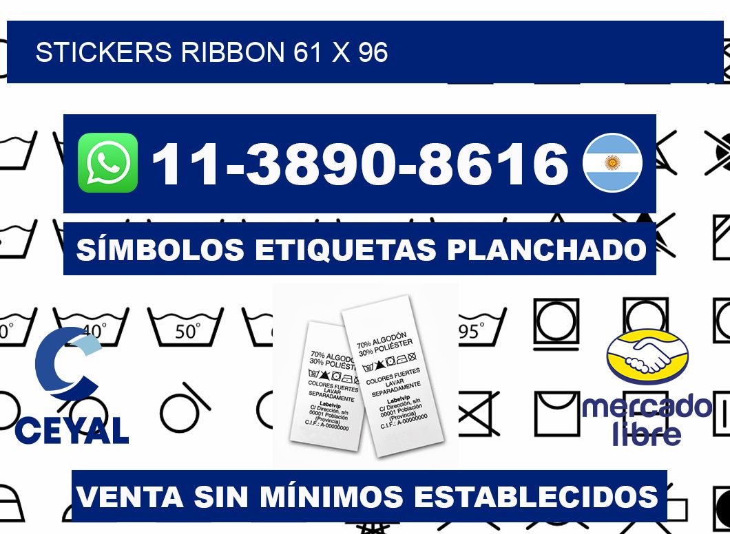 stickers ribbon 61 x 96