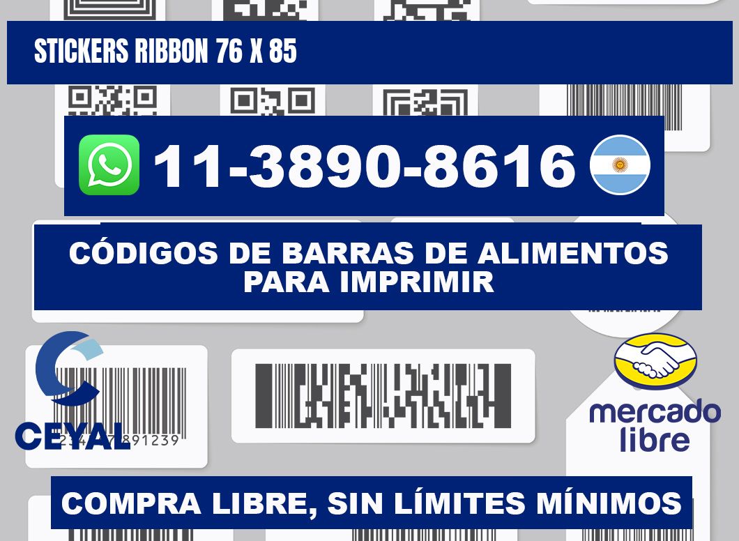 stickers ribbon 76 x 85