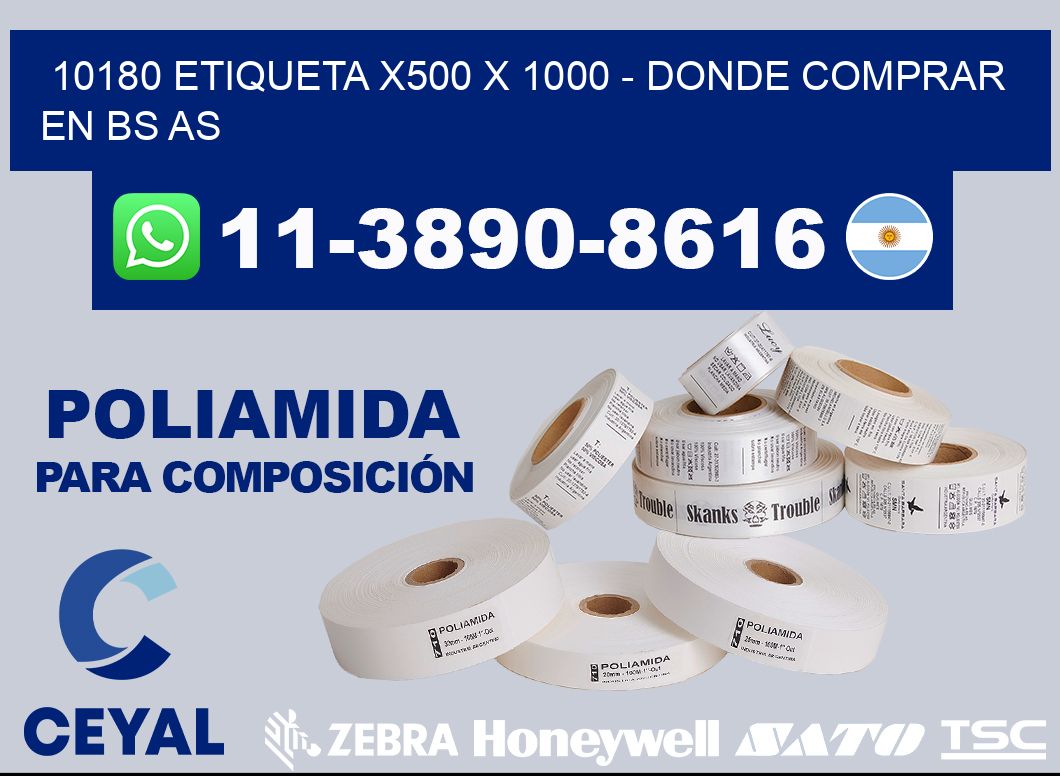10180 etiqueta x500 x 1000 - Donde Comprar en bs as