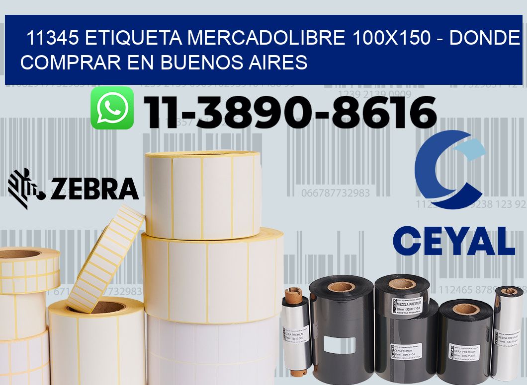 11345 etiqueta MercadoLibre 100x150 - Donde Comprar en Buenos Aires