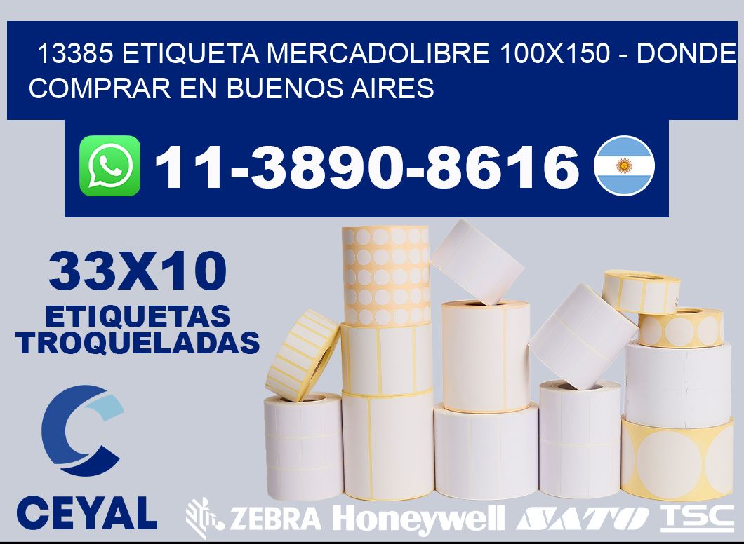13385 etiqueta MercadoLibre 100x150 - Donde Comprar en Buenos Aires