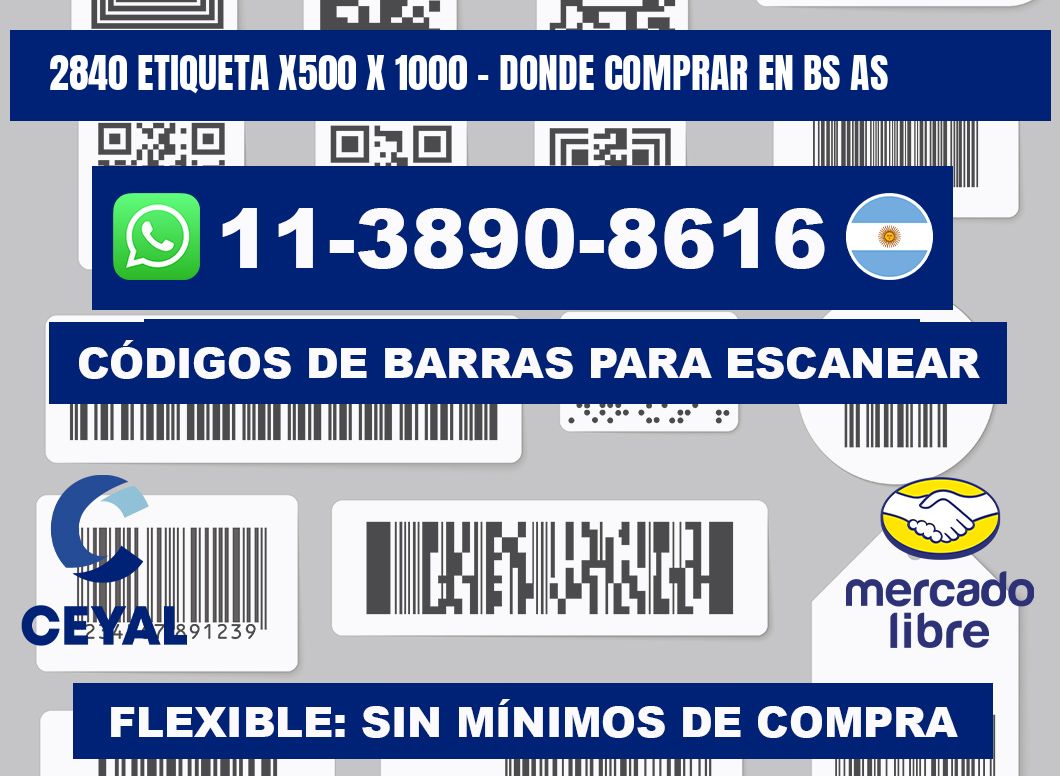 2840 etiqueta x500 x 1000 - Donde Comprar en bs as