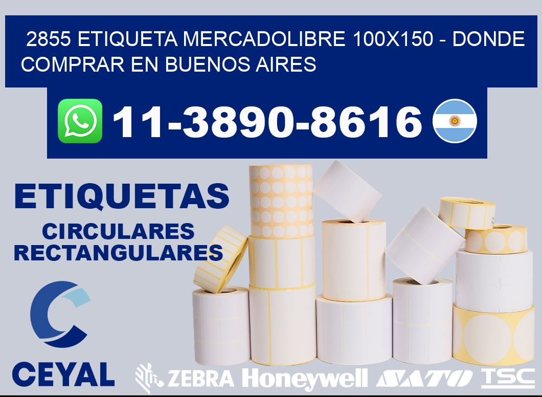 2855 etiqueta MercadoLibre 100x150 - Donde Comprar en Buenos Aires