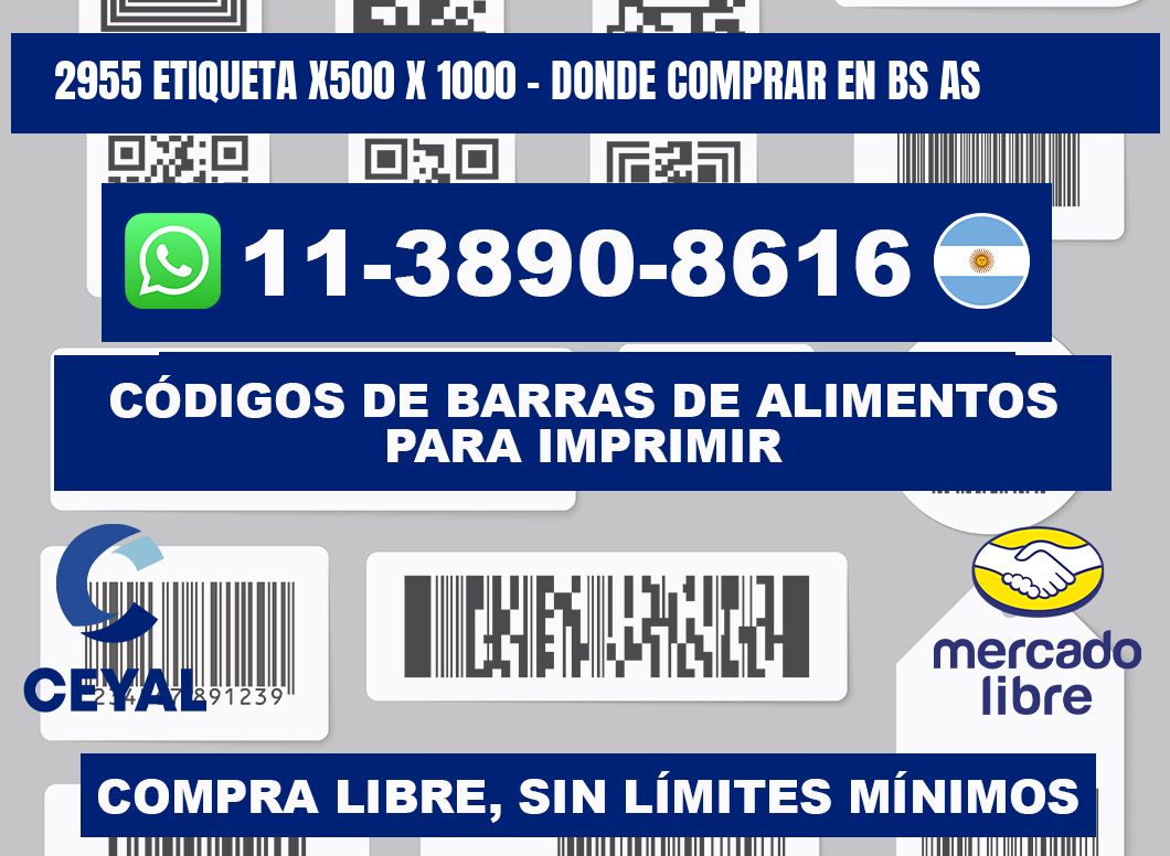2955 etiqueta x500 x 1000 - Donde Comprar en bs as