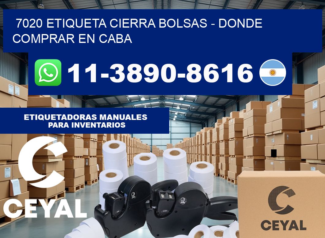 7020 etiqueta Cierra Bolsas – Donde Comprar en Caba