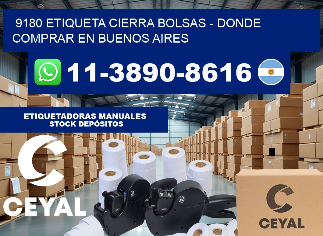 9180 etiqueta Cierra Bolsas – Donde Comprar en Buenos Aires