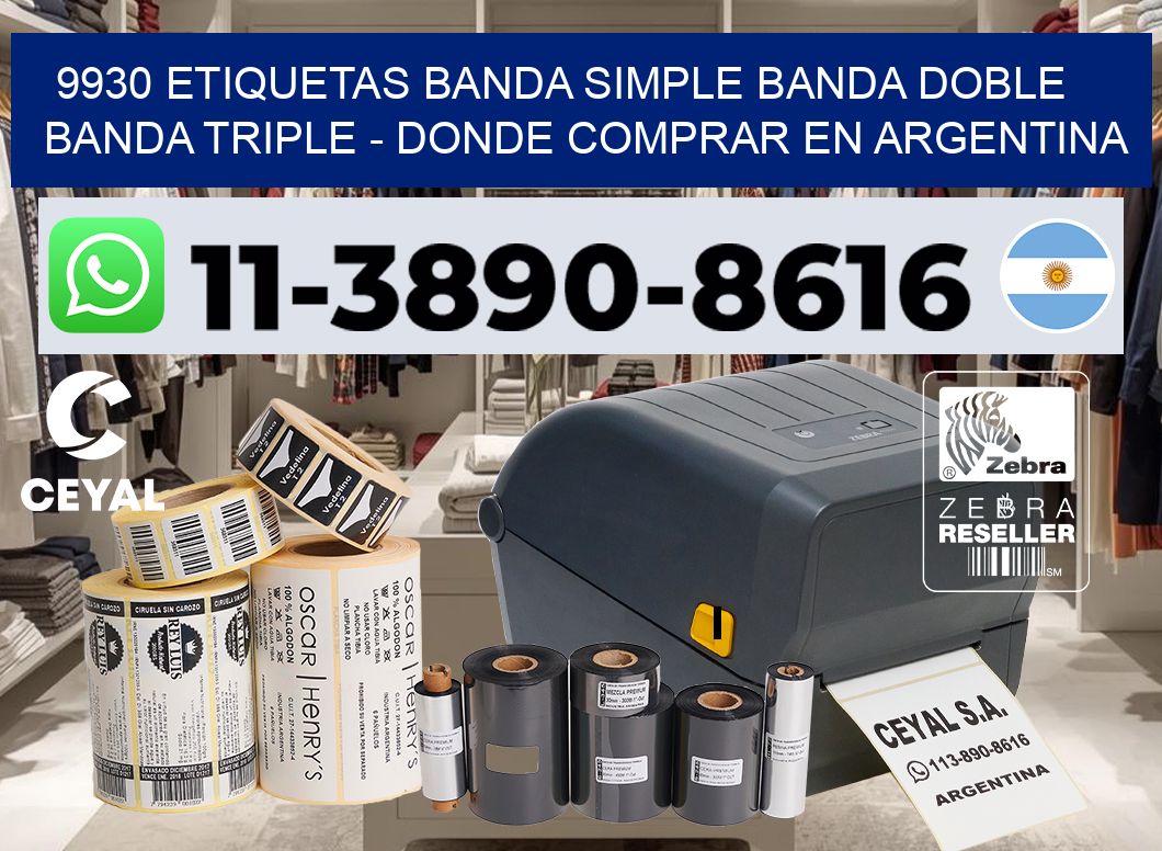 9930 etiquetas banda simple banda doble banda triple – Donde Comprar en Argentina