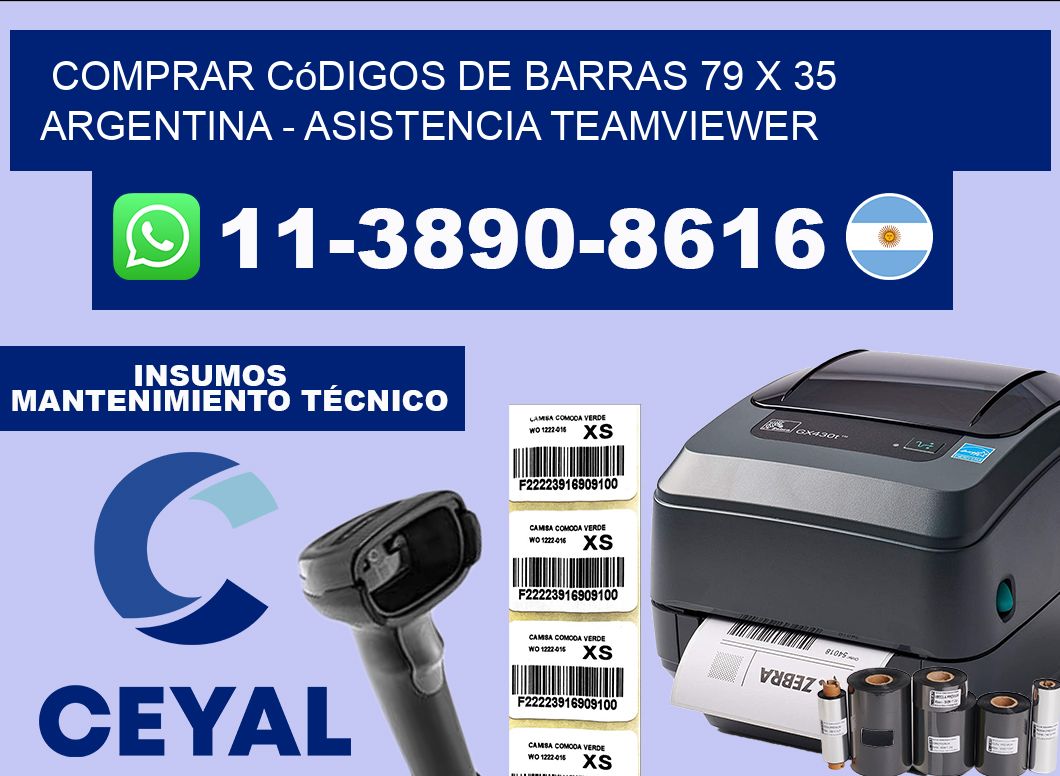 Comprar códigos de barras 79 x 35 argentina – asistencia teamviewer