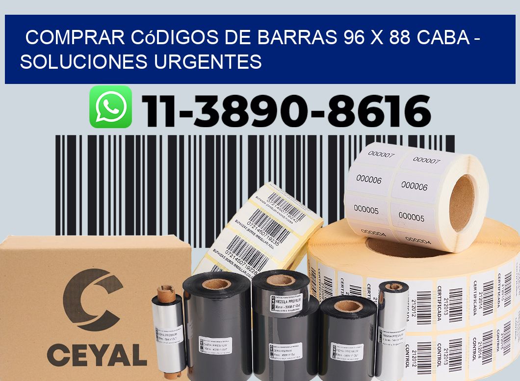 Comprar códigos de barras 96 x 88 CABA - soluciones urgentes