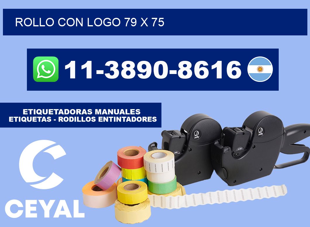 Rollo con logo 79 x 75