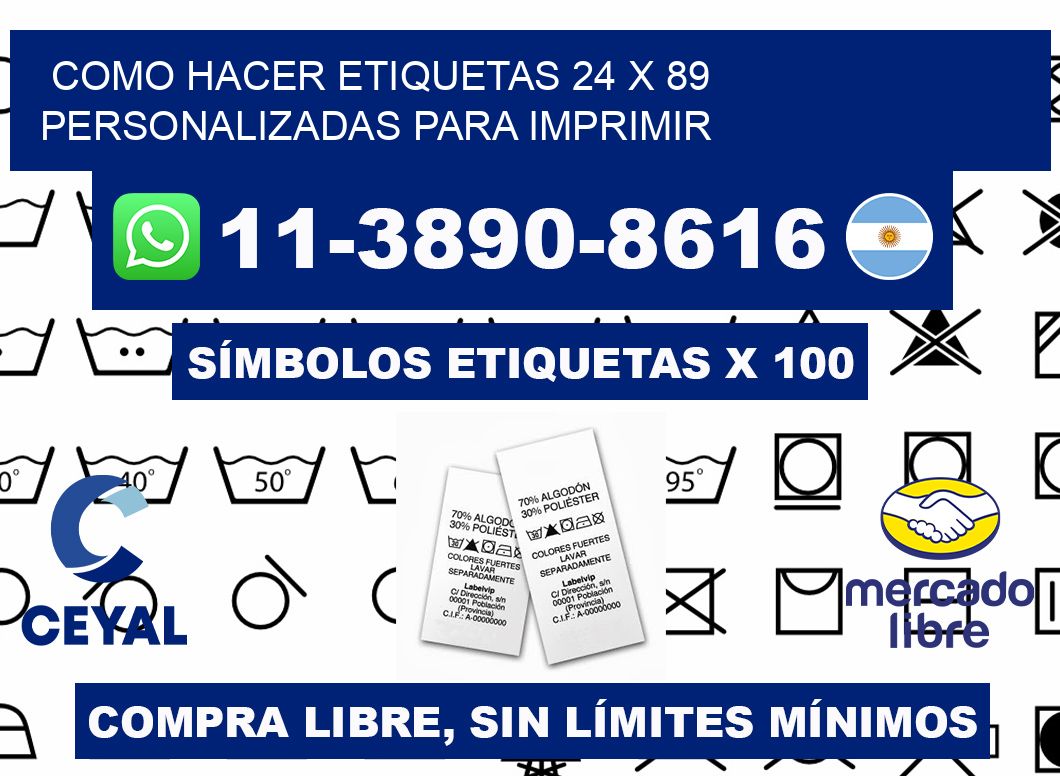 como hacer etiquetas 24 x 89 personalizadas para imprimir