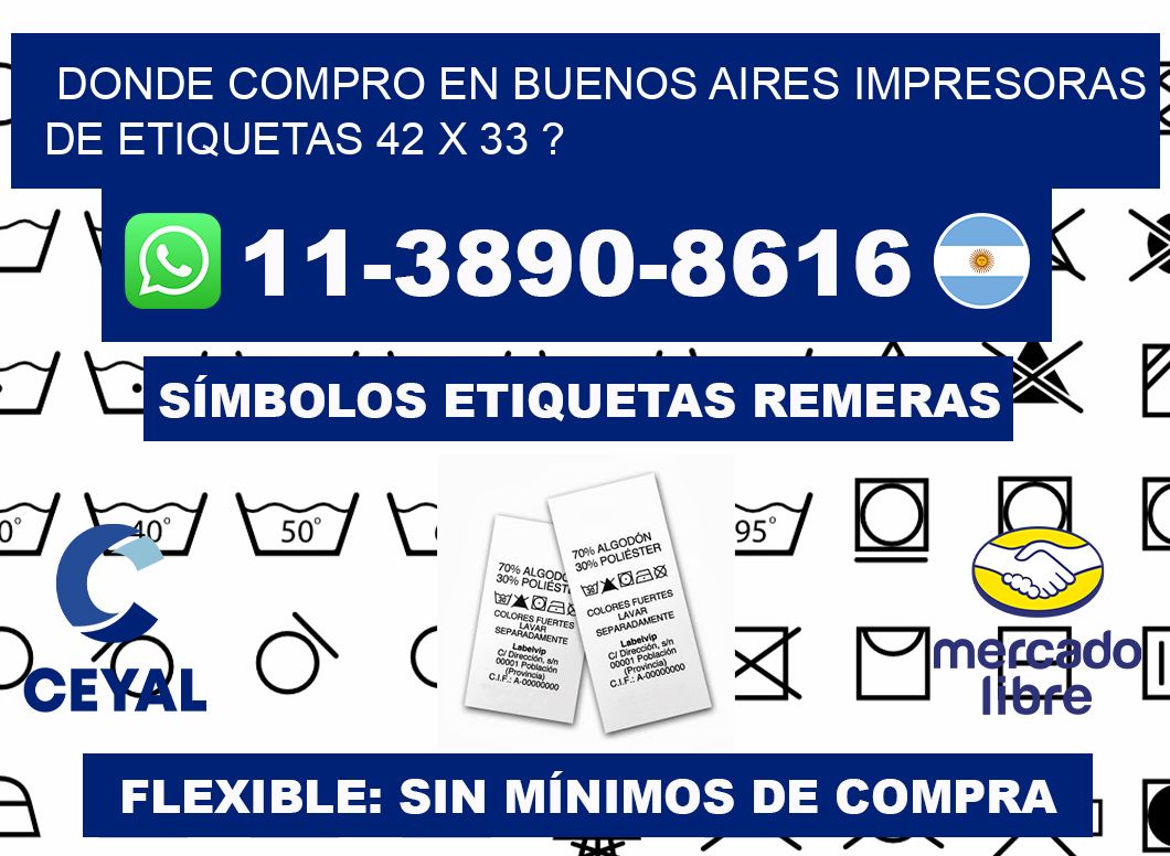 donde compro en buenos aires impresoras de etiquetas 42 x 33 ?