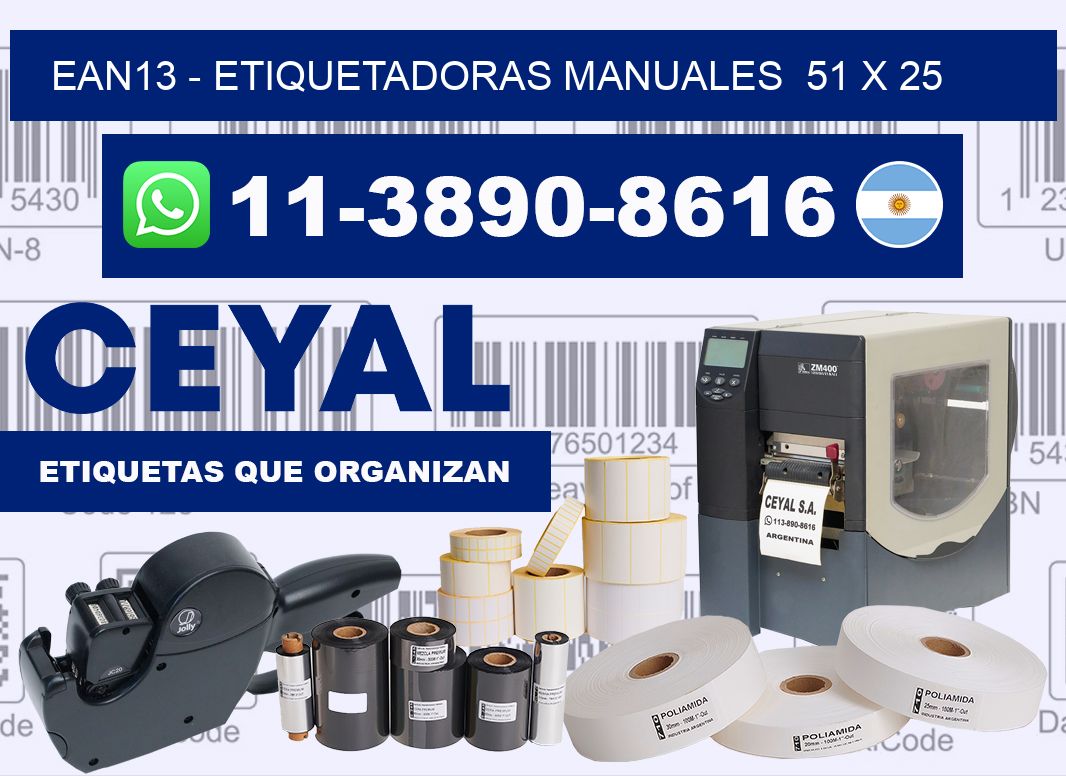 ean13 – Etiquetadoras Manuales  51 x 25