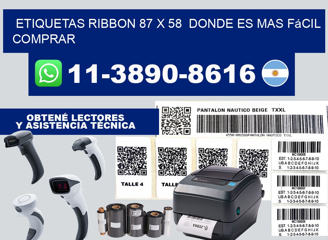 etiquetas ribbon 87 x 58  Donde es mas fácil comprar