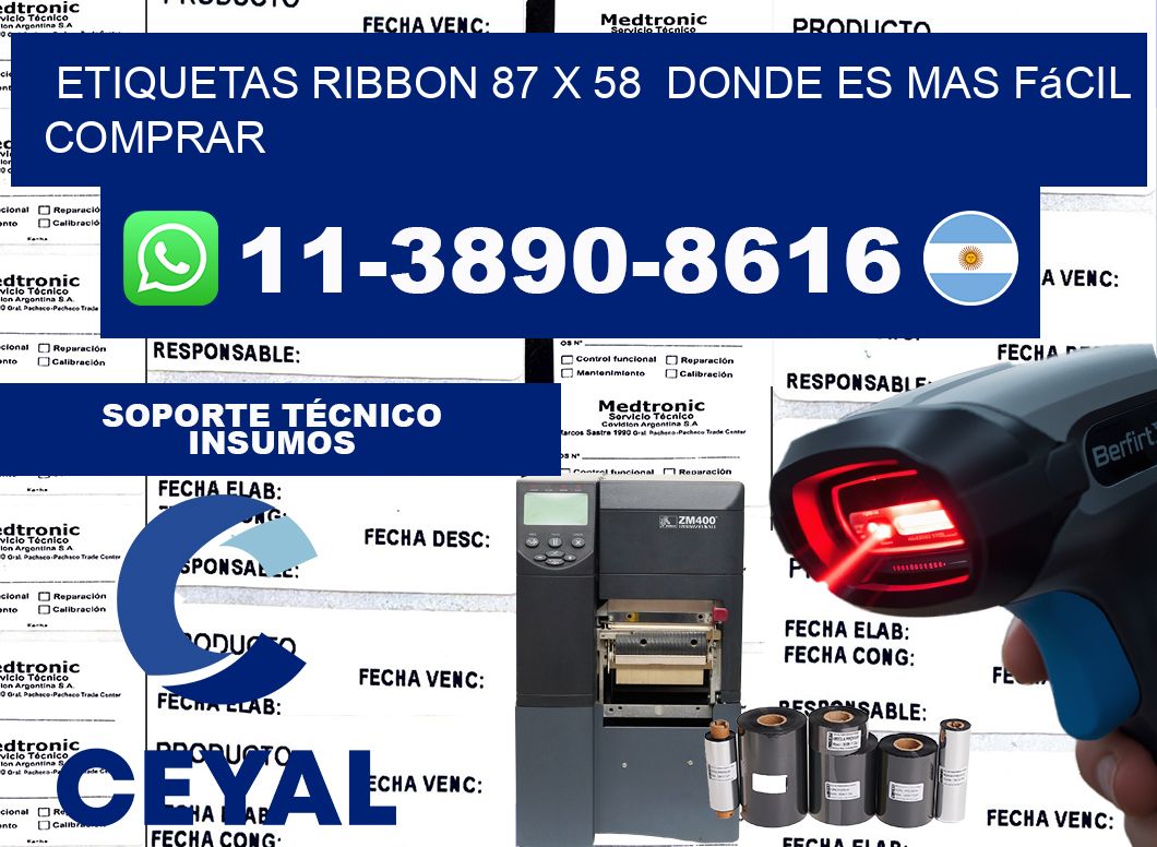 etiquetas ribbon 87 x 58  Donde es mas fácil comprar