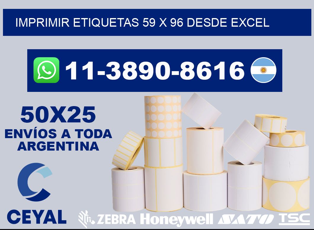 imprimir etiquetas 59 x 96 desde excel