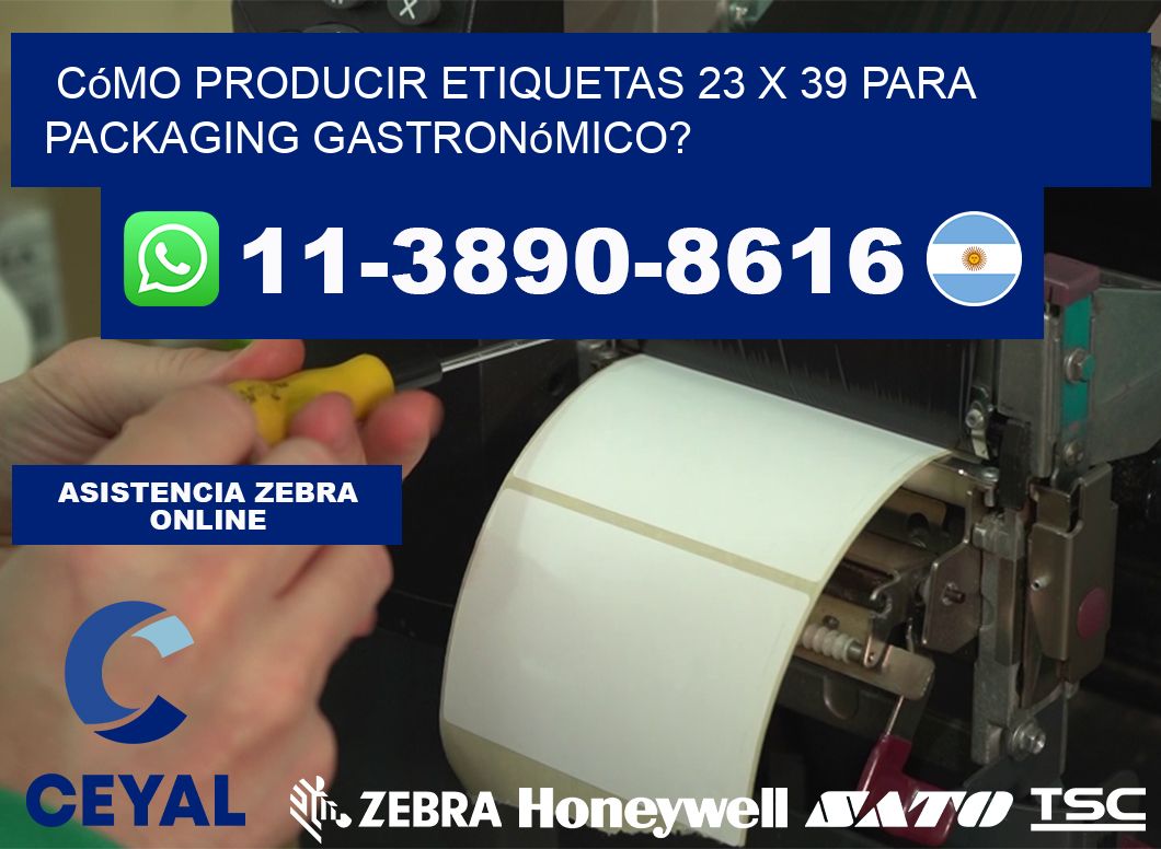 Cómo producir etiquetas 23 x 39 para packaging gastronómico?