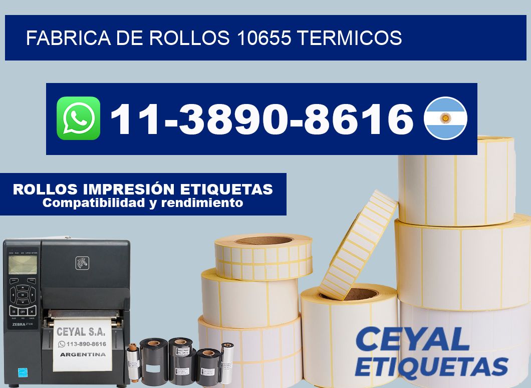 FABRICA DE ROLLOS 10655 TERMICOS