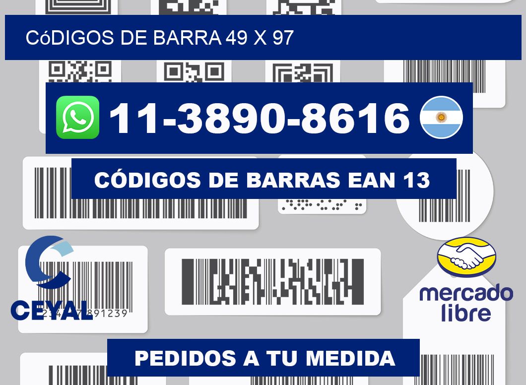 códigos de barra 49 x 97