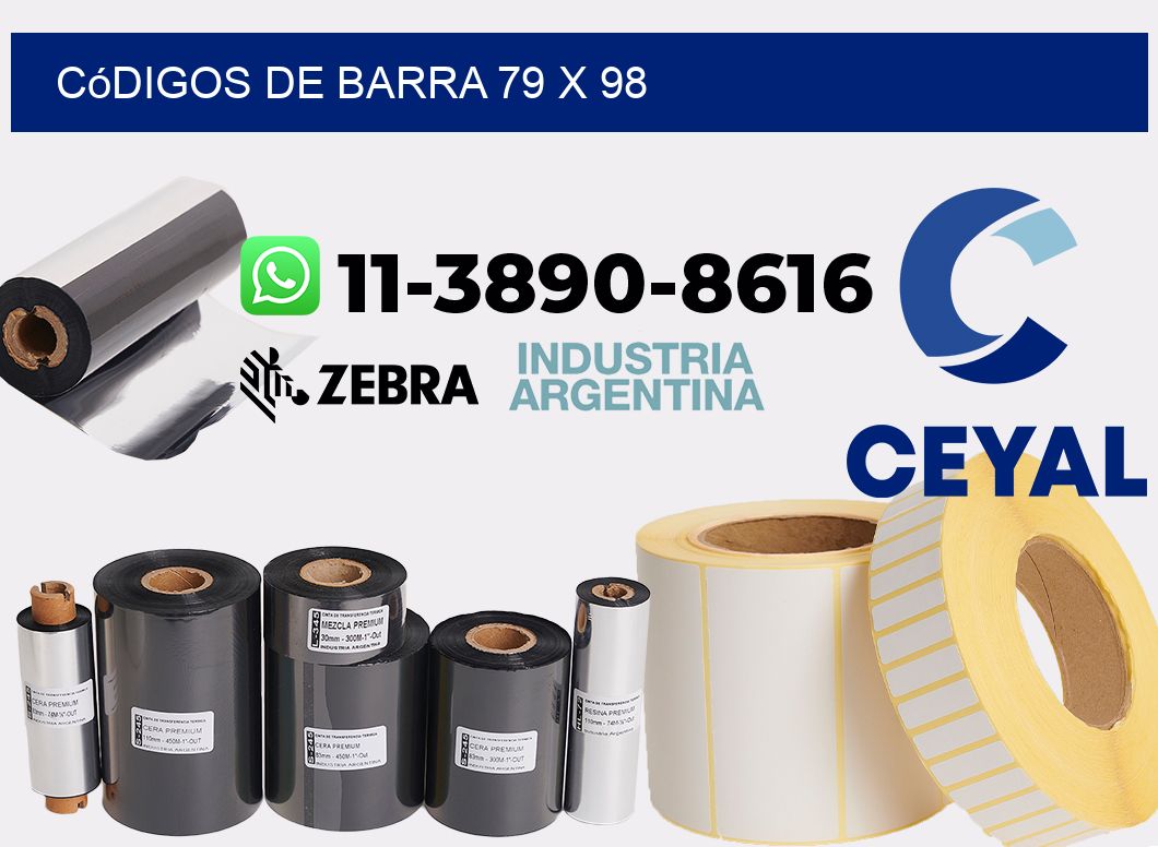 códigos de barra 79 x 98