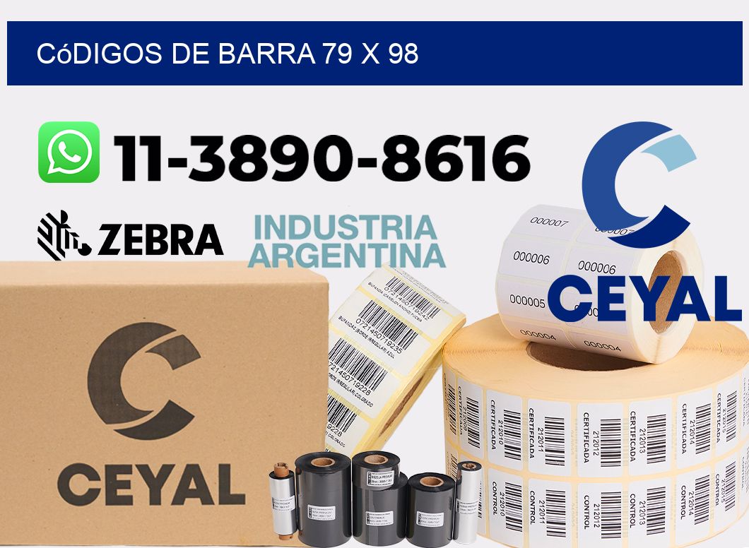 códigos de barra 79 x 98