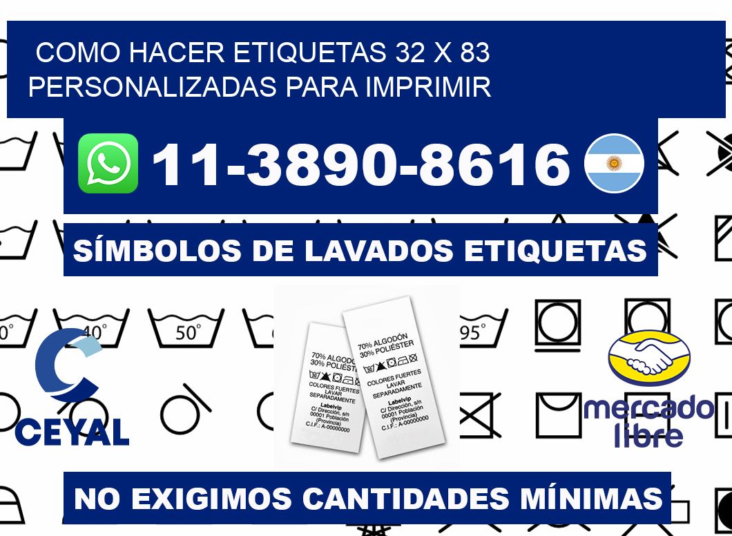 como hacer etiquetas 32 x 83 personalizadas para imprimir