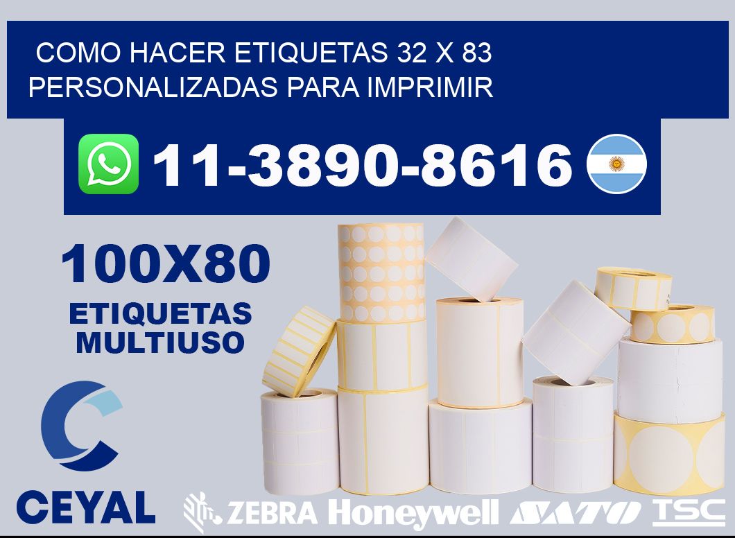 como hacer etiquetas 32 x 83 personalizadas para imprimir