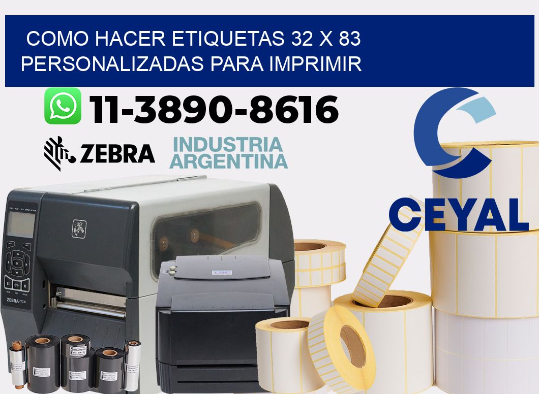 como hacer etiquetas 32 x 83 personalizadas para imprimir