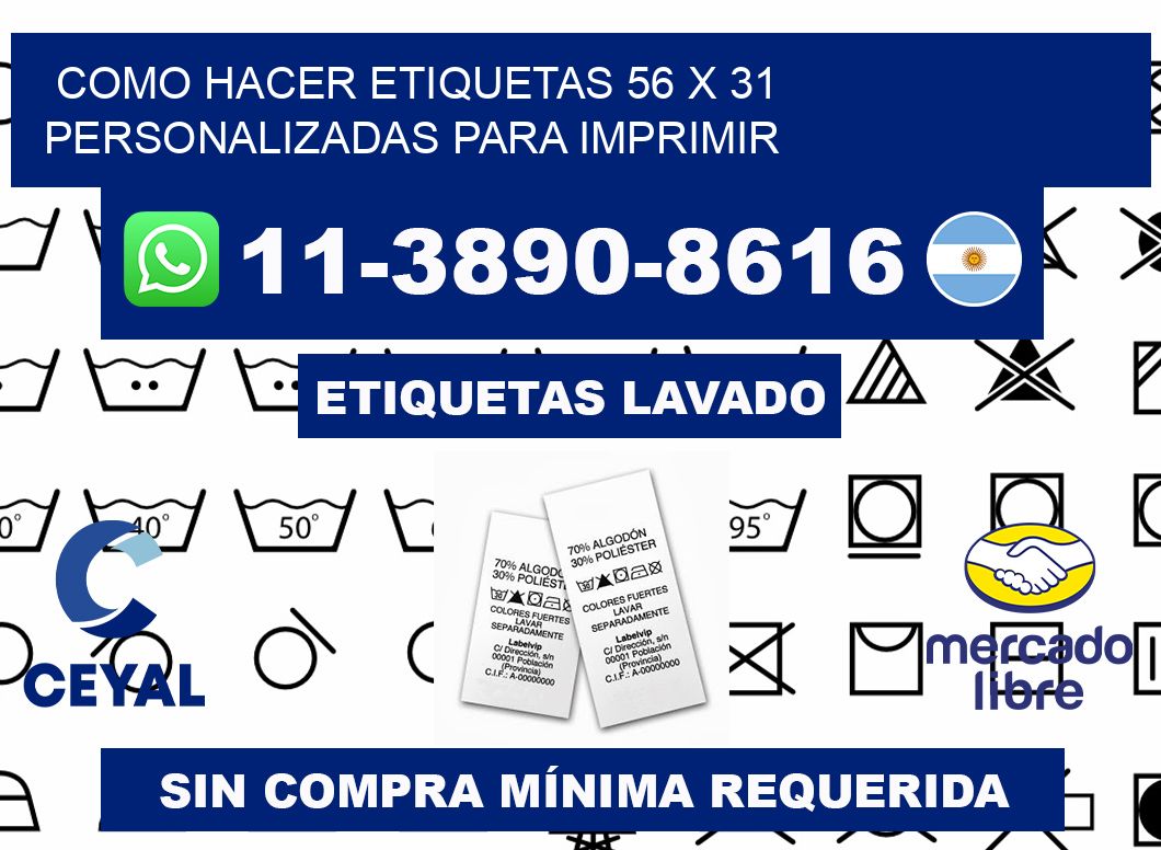 como hacer etiquetas 56 x 31 personalizadas para imprimir