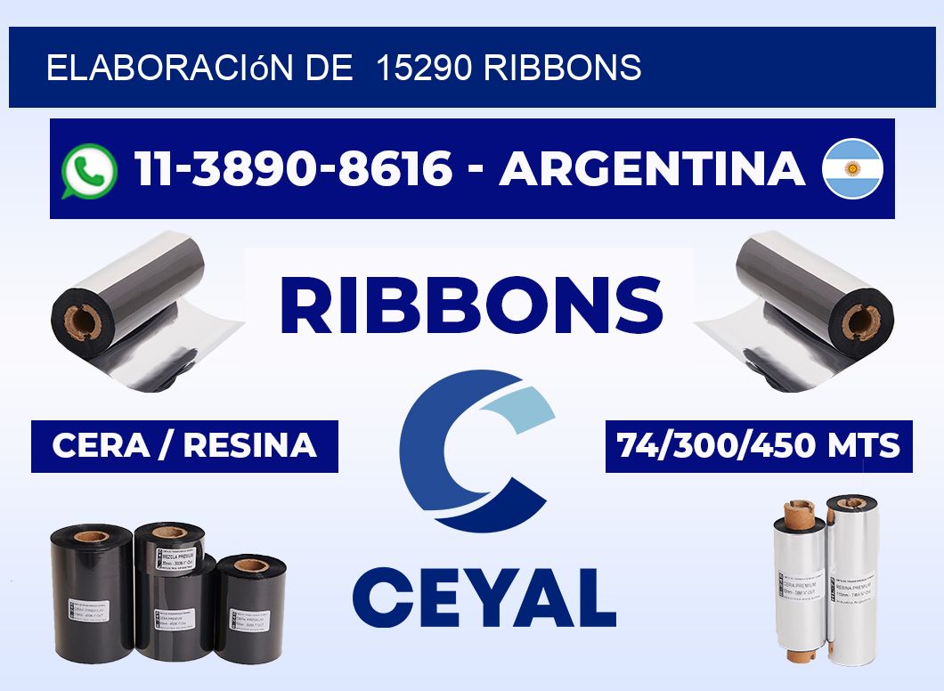 elaboración de  15290 ribbons